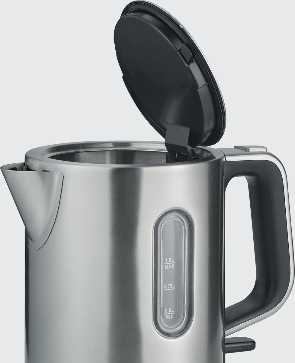 Severin WK 3415 Waterkoker 1L - 2400W - RVS - Grijs