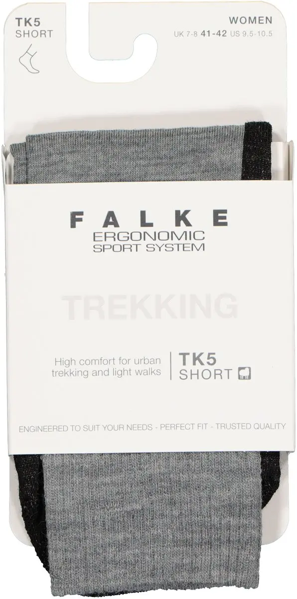 FALKE TK5 Short Wandelsokken Dames - Grijs - 35-36 - afbeelding 3 van 6