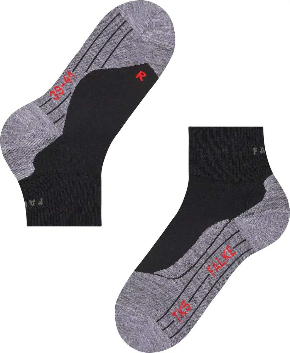 FALKE TK5 Short Wandelsokken Heren - Zwart - Maat 39-41 - afbeelding 6 van 6
