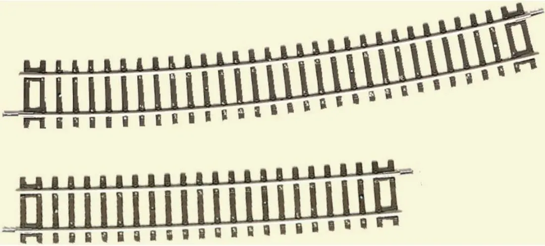 Roco RocoLine Gebogen Rails 42428 - 12 Stuks