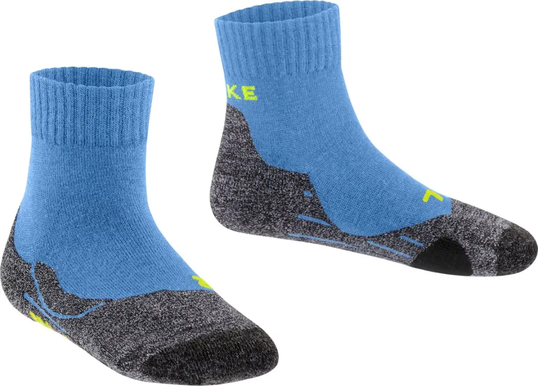 Falke TK2 Short Kindersokken - Maat 35-38 - Blauw - afbeelding 4 van 6