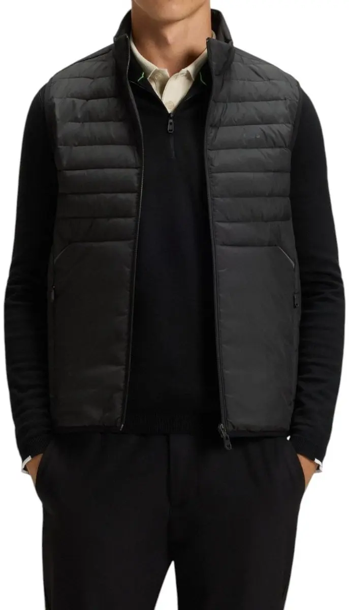 Boss Heren Bodywarmer Zwart 50545867/001 V_Urbanex Vest