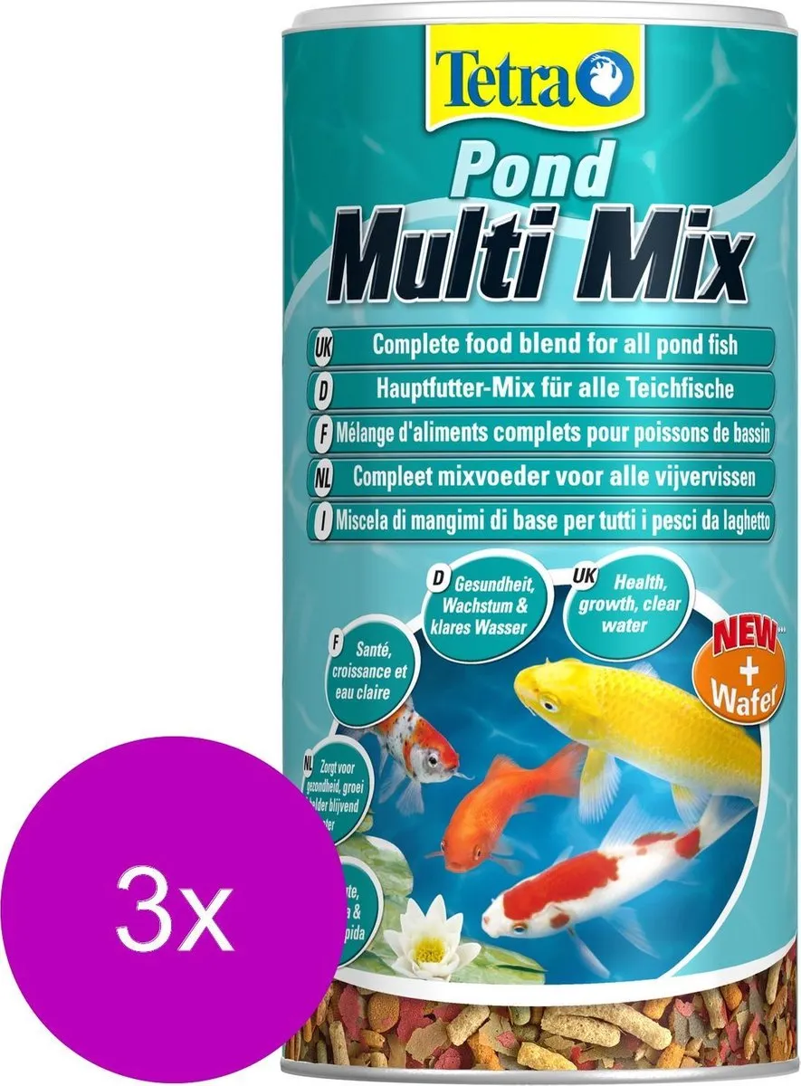 Tetra Pond Multi Mix - 3x1L