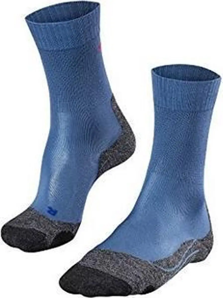 Falke wandelsokken Trekking TK2 Cool blauw/grijs dames-39-40