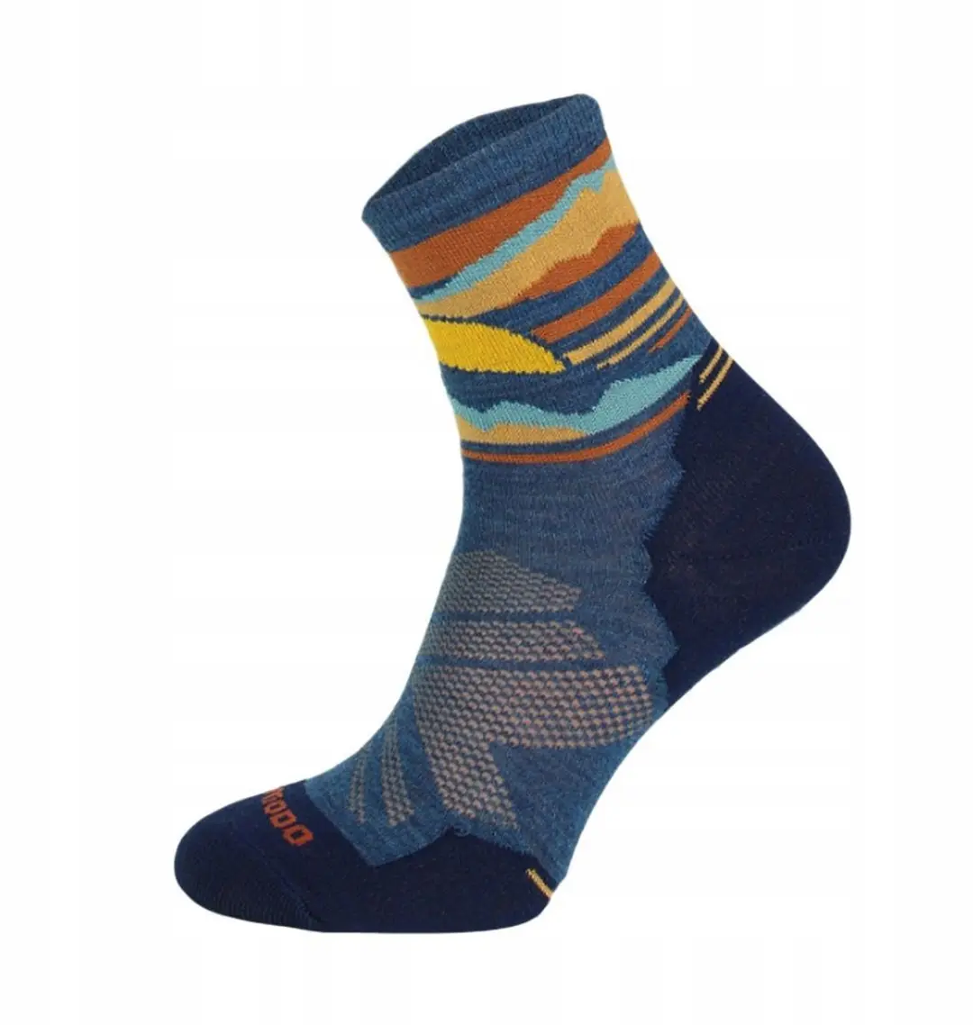 Comodo Merino Wandelsokken 70% Merino Performance Jeans Sunset 39-42
