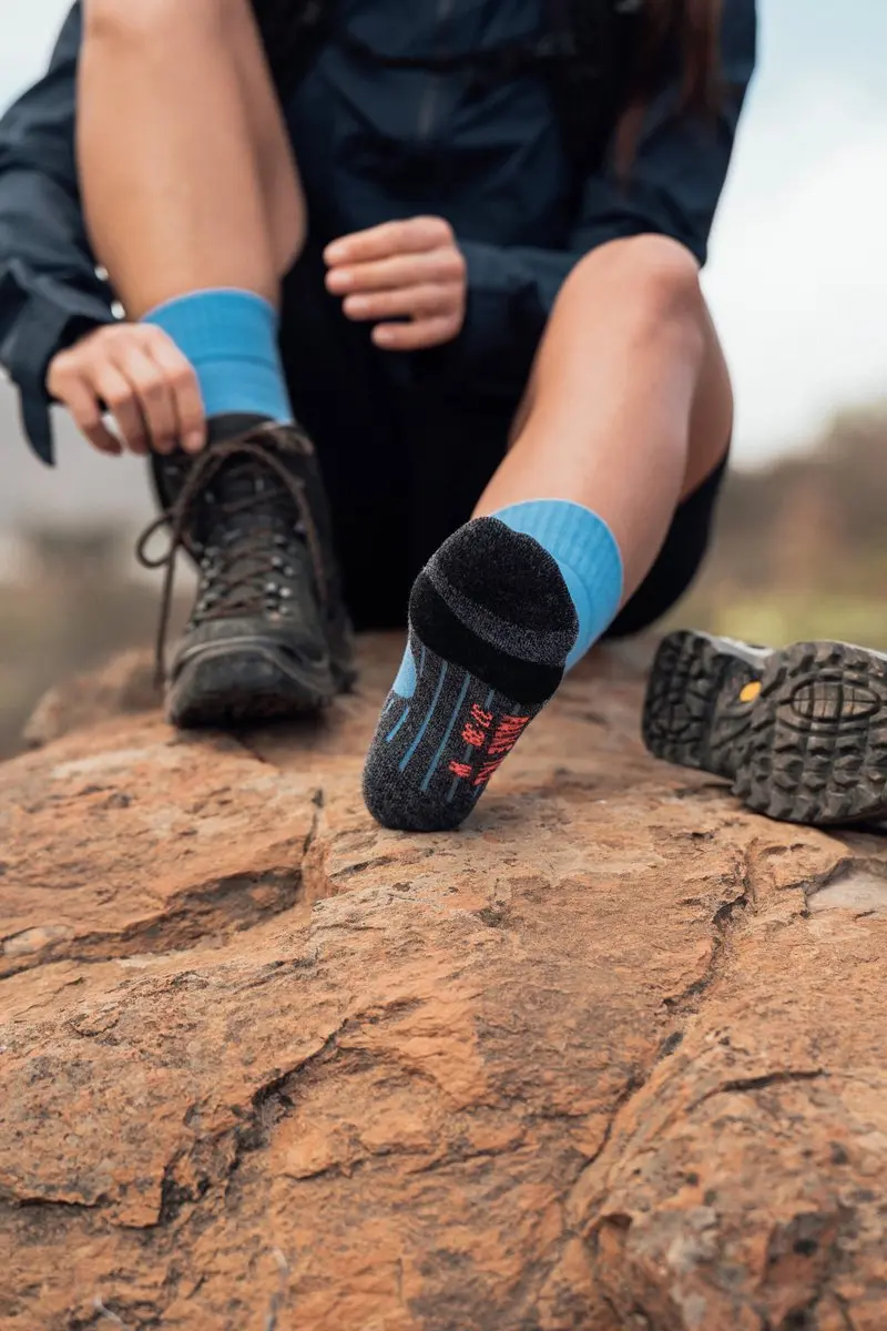 Falke TK2 Explore Cool Wandelsok Dames - Turquoise - afbeelding 5 van 6