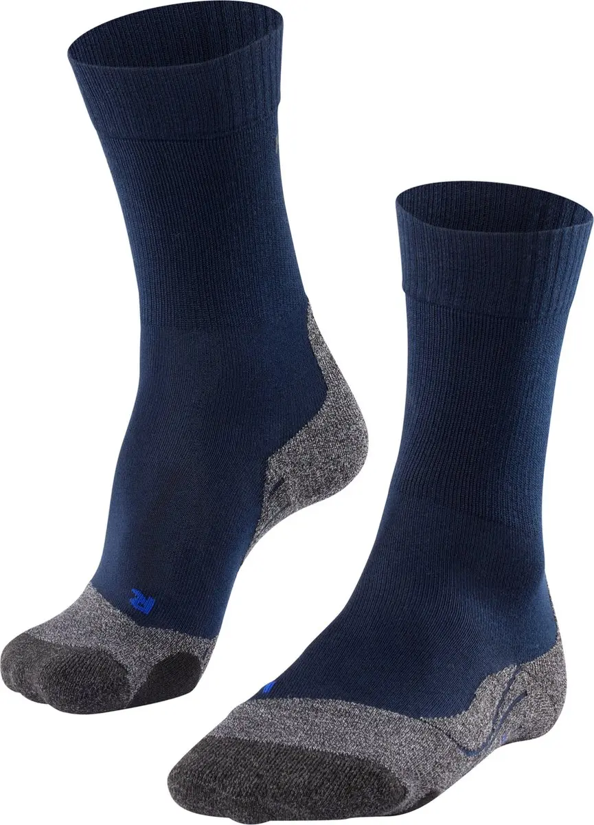 FALKE TK2 Cool anti-blaar dik lyocell functioneel materiaal wandelsokken dames blauw - maat 43-44