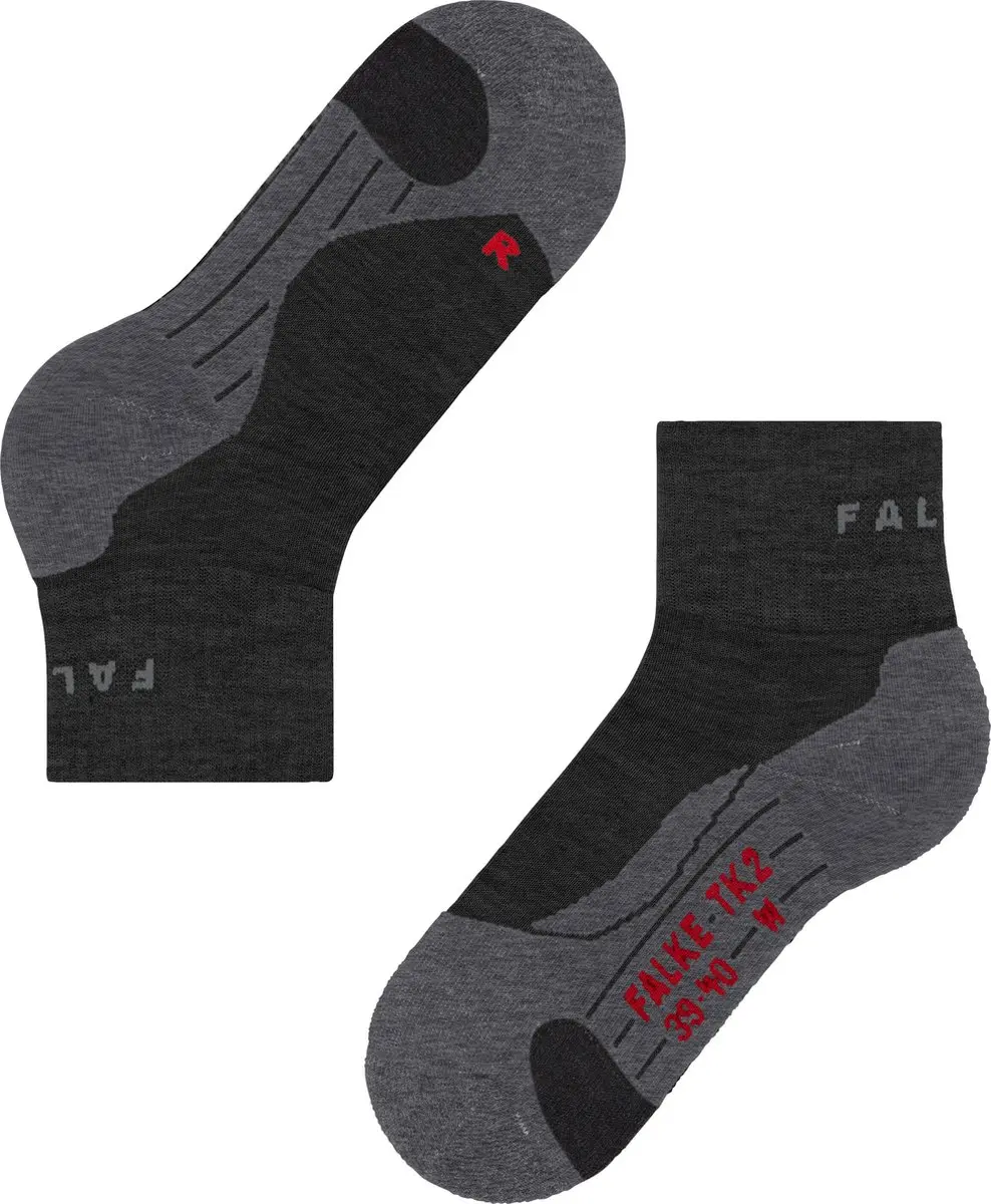 Falke TK2 Explore Shorts Damessokken - Grijs - 35-36 - afbeelding 5 van 6