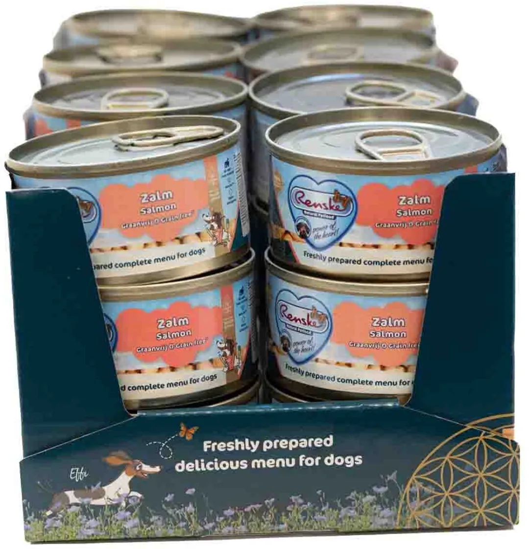 Renske Blik Vers Gestoomd Zalm Graanvrij 95g - 24 Stuks