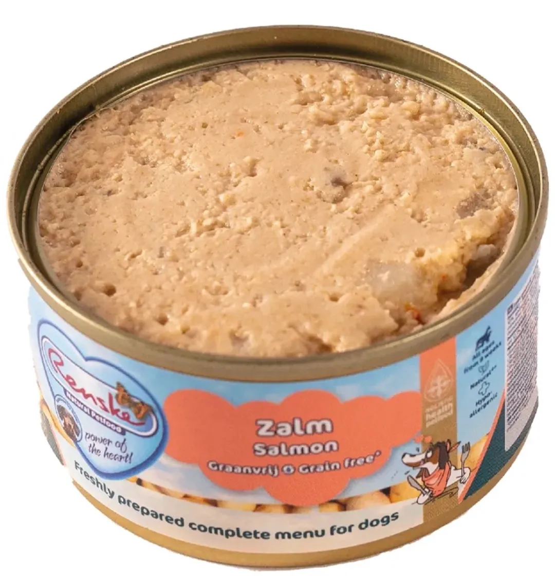 Renske Blik Vers Gestoomd Zalm Graanvrij 95g - 24 Stuks
