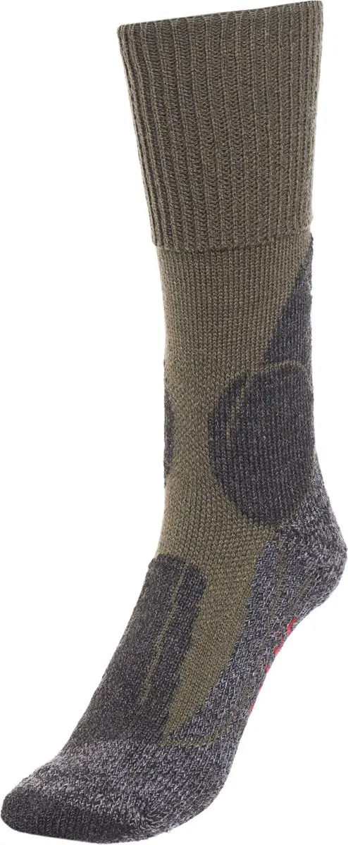 FALKE TK1 anti-blaar dik wol functioneel materiaal wandelsokken heren groen