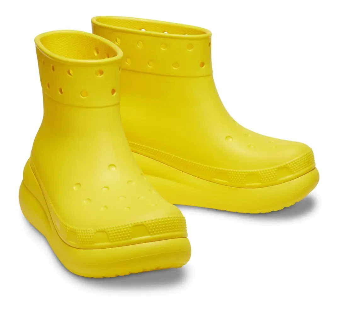 Crocs Classic Crush Rain Boot Lemon Maat 42/43 M9/W11