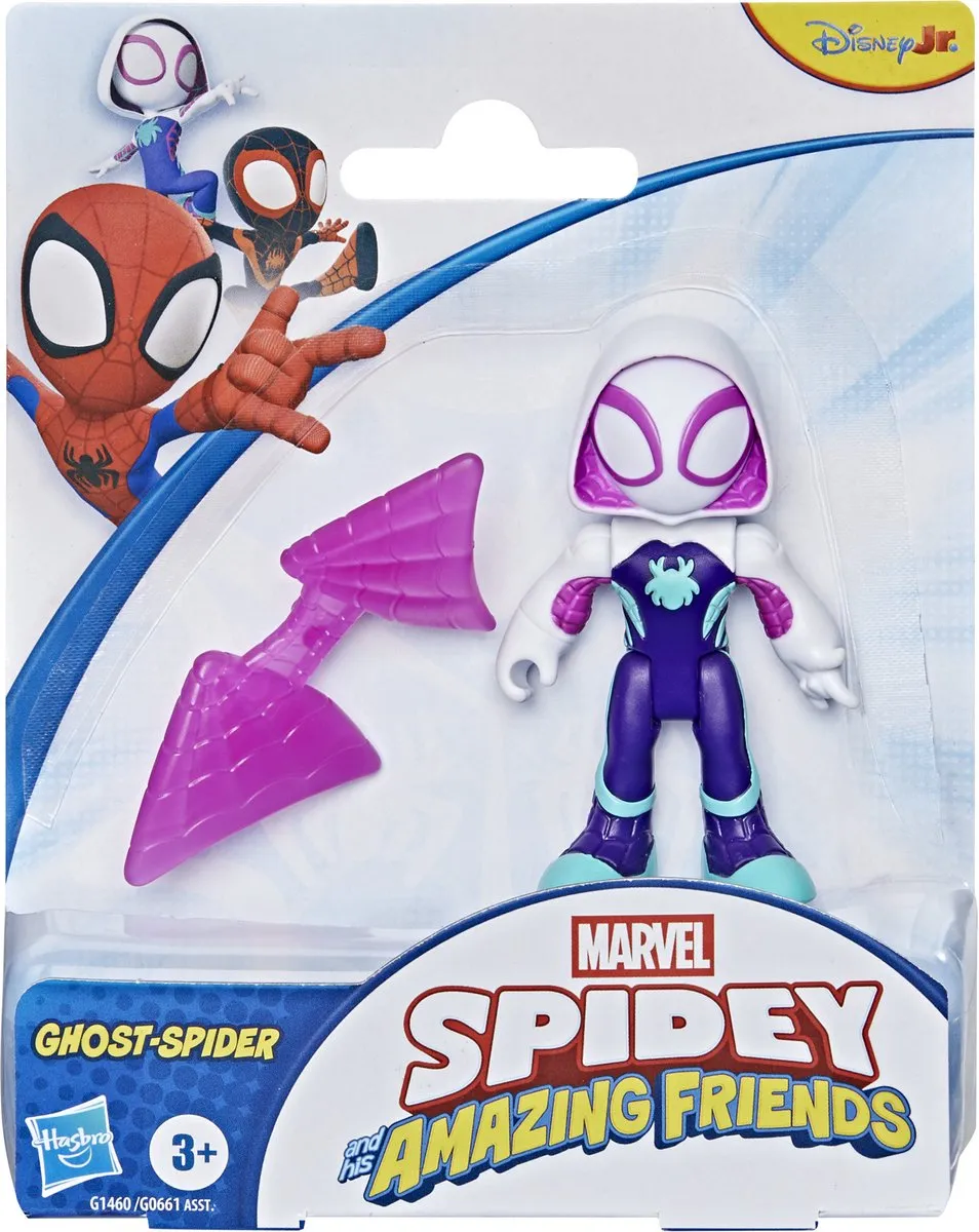 Marvel Spidey and His Amazing Friends Ghost-Spider Actiefiguur G1460 - Multi - afbeelding 2 van 3