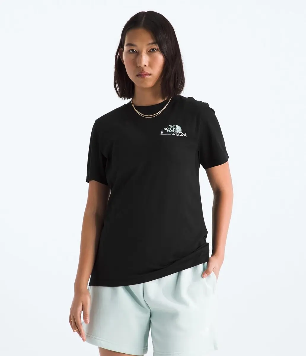 The North Face W MONTE REGULAR SHORT SLEEVE TEE-GRAPHIC Dames Outdoorshirt
