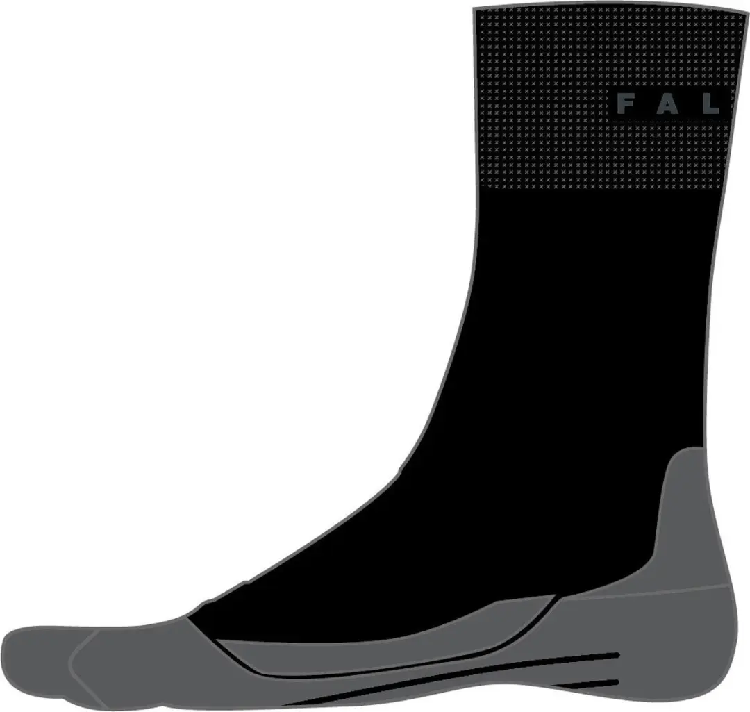 FALKE TK2 Sensitive Wandelsokken Heren Zwart - 42-43 - afbeelding 2 van 6