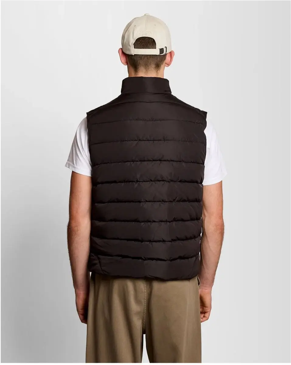 Lyle & Scott Quilted Gilet - Zwart - M - afbeelding 6 van 6