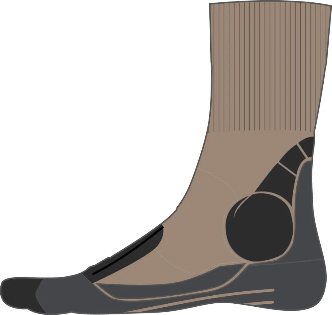 FALKE TK1 Adventure Wandelsok Dames - Merino - Beige 35-36 - afbeelding 2 van 6