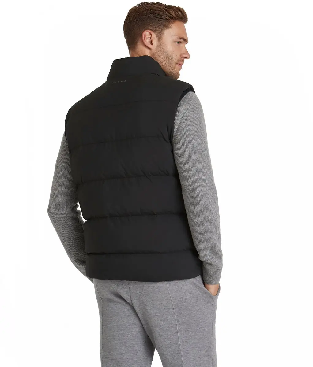 FALKE Puffering Waistcoat Outerwear zacht warm functioneel vest heren zwart