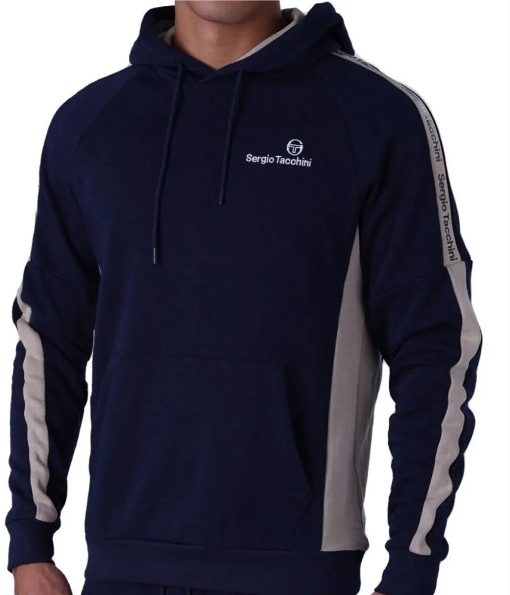 Sergio tacchini / hoodie navy blue heren maat M