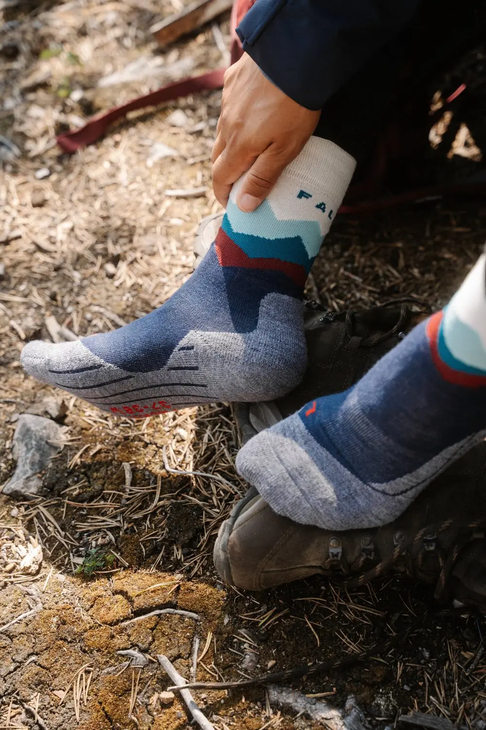 Falke TK2 Explore Wandelsokken Dames - Geel - 35-36 - afbeelding 5 van 6