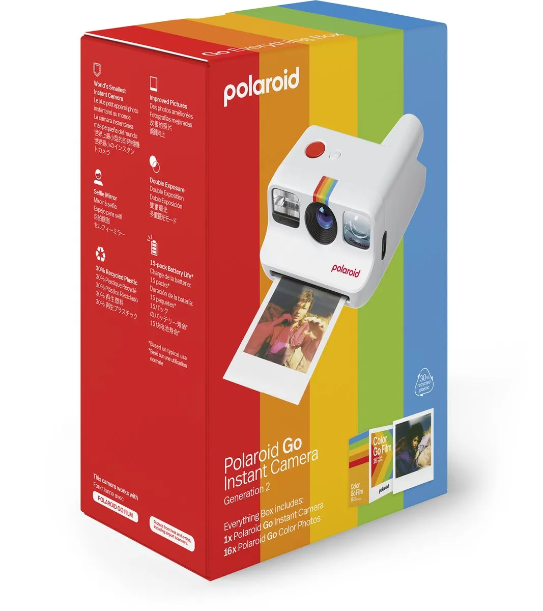 Polaroid Go Gen 2 PLRBOXGOG26282WHT Instantcamera - Wit - 16 Foto's