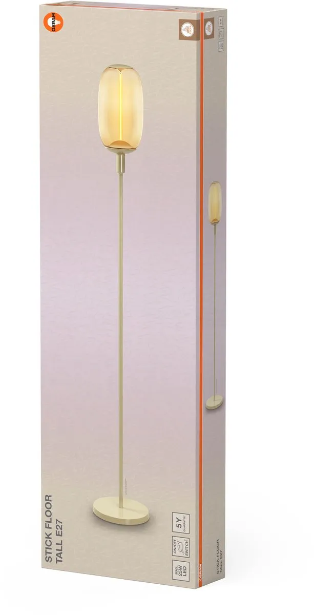 Osram Decor Stick Floor Beige Grondlamp E27 - afbeelding 6 van 6