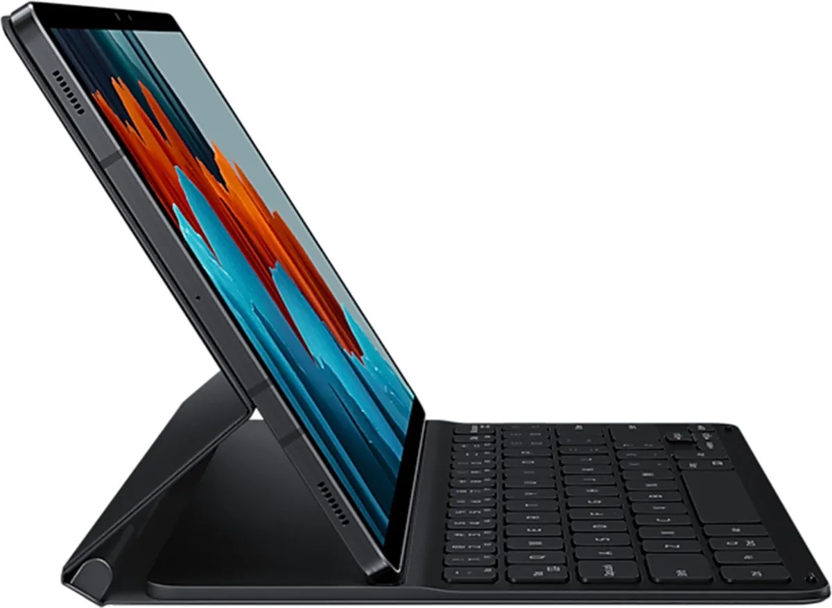 Samsung Galaxy Tab S7/S8 Bookcover Hoesje Keyboard EF-DT630UBEGEU - Zwart - afbeelding 5 van 6