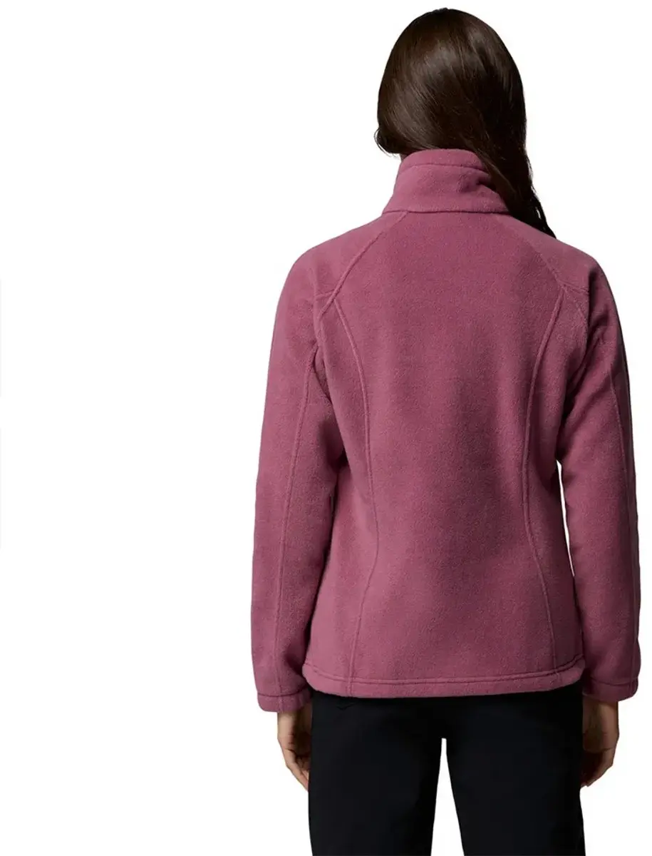 Columbia Benton Springs Fleece Met Volledige Rits Dames - Paars - afbeelding 3 van 6