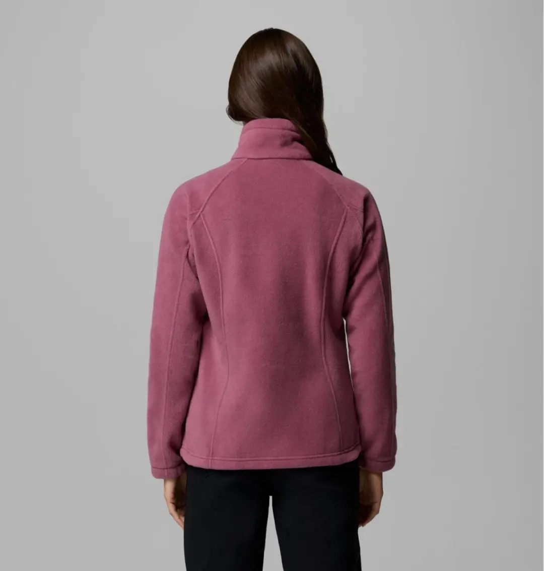 Columbia Benton Springs Fleece Met Volledige Rits Dames - Paars - afbeelding 5 van 6