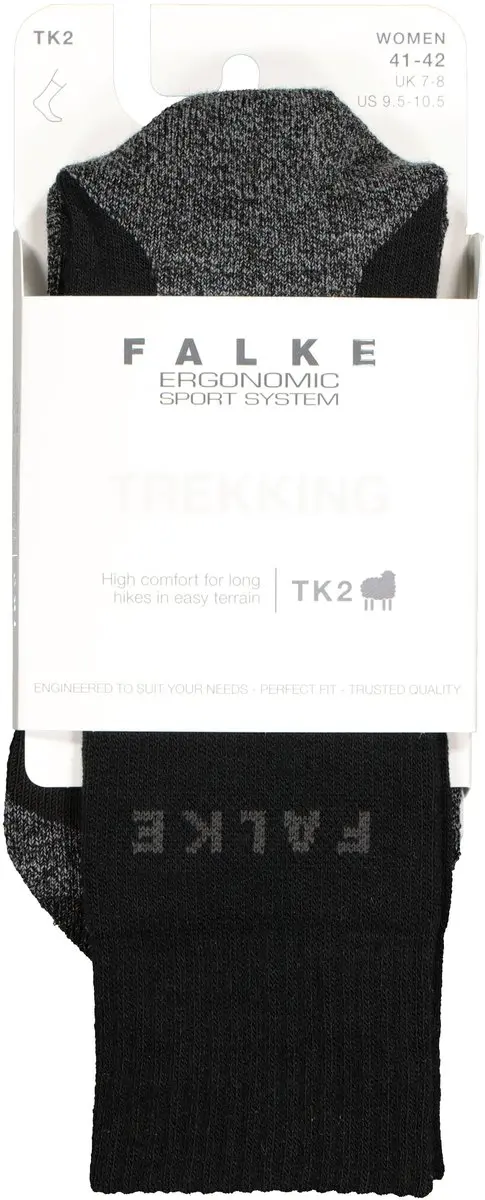 Falke TK2 Damessokken - Zwart - Maat 39-40 - afbeelding 4 van 6