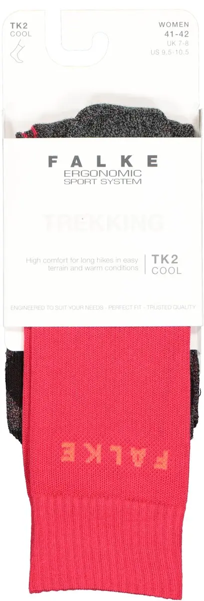 Falke TK2 Cool Damessokken - Rood - Maat 35-36 - afbeelding 4 van 6
