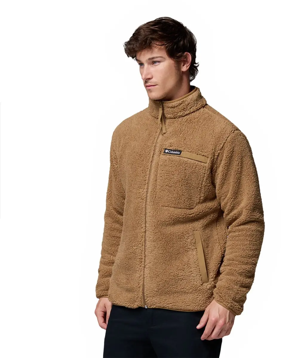 Columbia Rugged Ridge High Pile Fleece Full Zip - Bruin - S - afbeelding 4 van 6