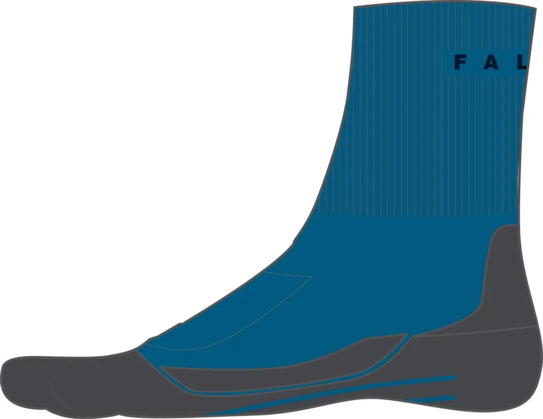FALKE TK2 Explore Cool Short Wandelsokken Heren - Galaxy Blue - afbeelding 5 van 6