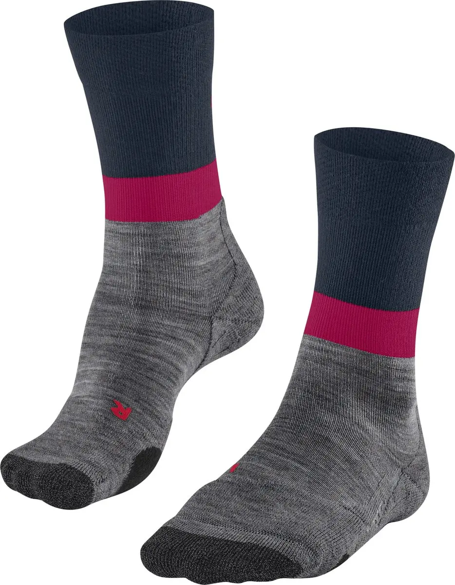 FALKE TK2 Wandelsokken anti blaren, medium padding merinowol sportsokken dames b