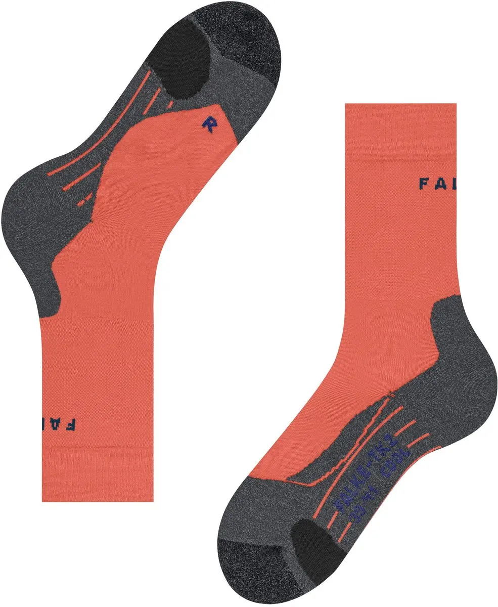 Falke TK2 Explore Cool Damessokken - Oranje - afbeelding 6 van 6