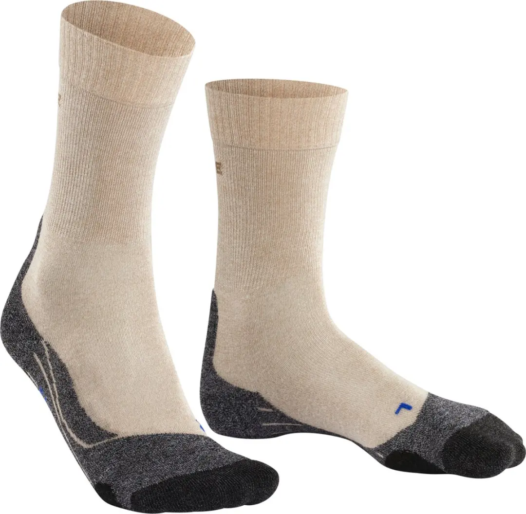 FALKE TK2 Cool Wandelsokken anti blaren, medium padding functioneel garen sportsokken dames beige - Maat 37-38 - afbeelding 3 van 6