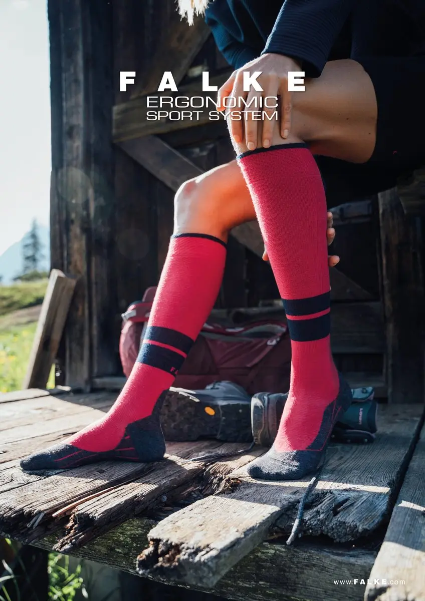 FALKE TK Energy Dames Sokken - Rood - 35-38
