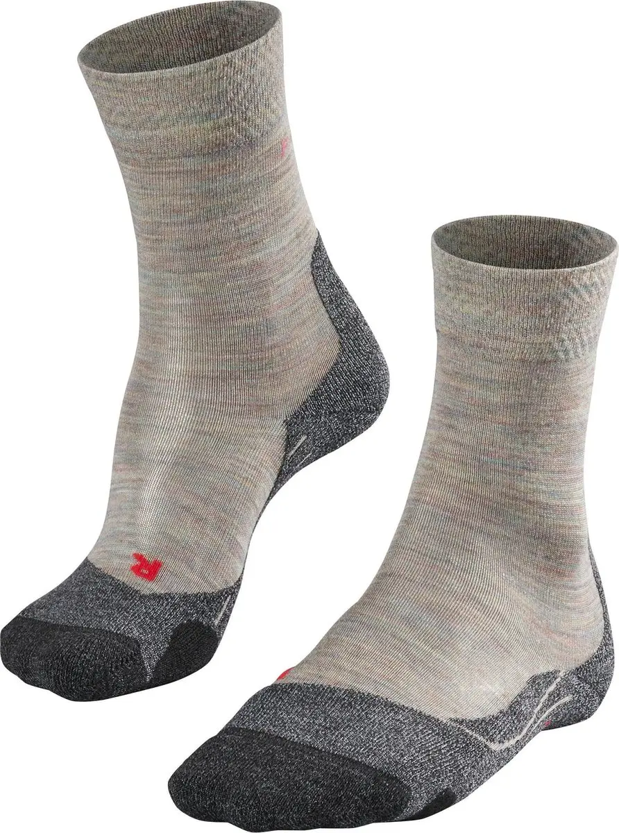 FALKE TK2 Melange anti-blaar dik wol functioneel materiaal wandelsokken dames gr