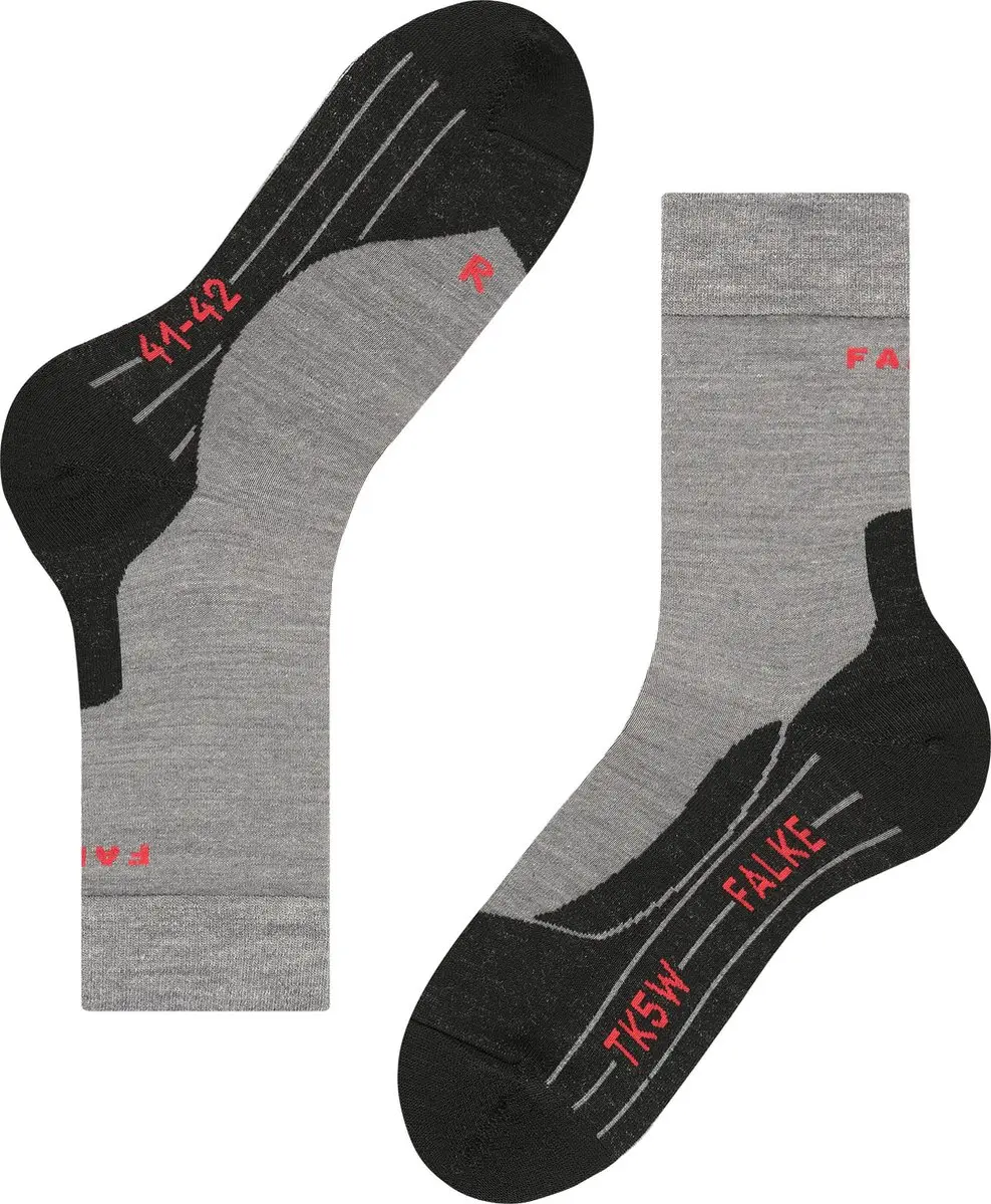 Falke TK5 Wandelsokken Heren Grijs - 44-45 - afbeelding 6 van 6