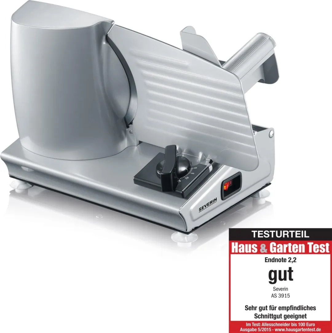 Severin AS 3915 Snijmachine - 180W - RVS