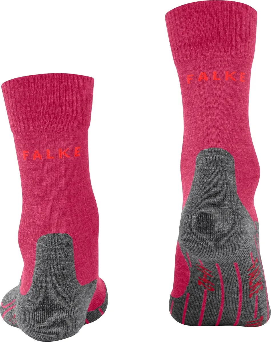 FALKE TK5 anti-blaar dun wol functioneel materiaal wandelsokken dames roze - maat 41-42 - afbeelding 3 van 6