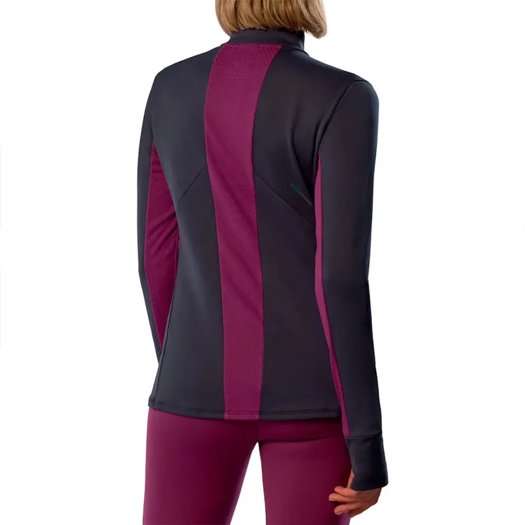 Mizuno Active Warmalite Dames Sweatshirt - Blauw M - afbeelding 2 van 4