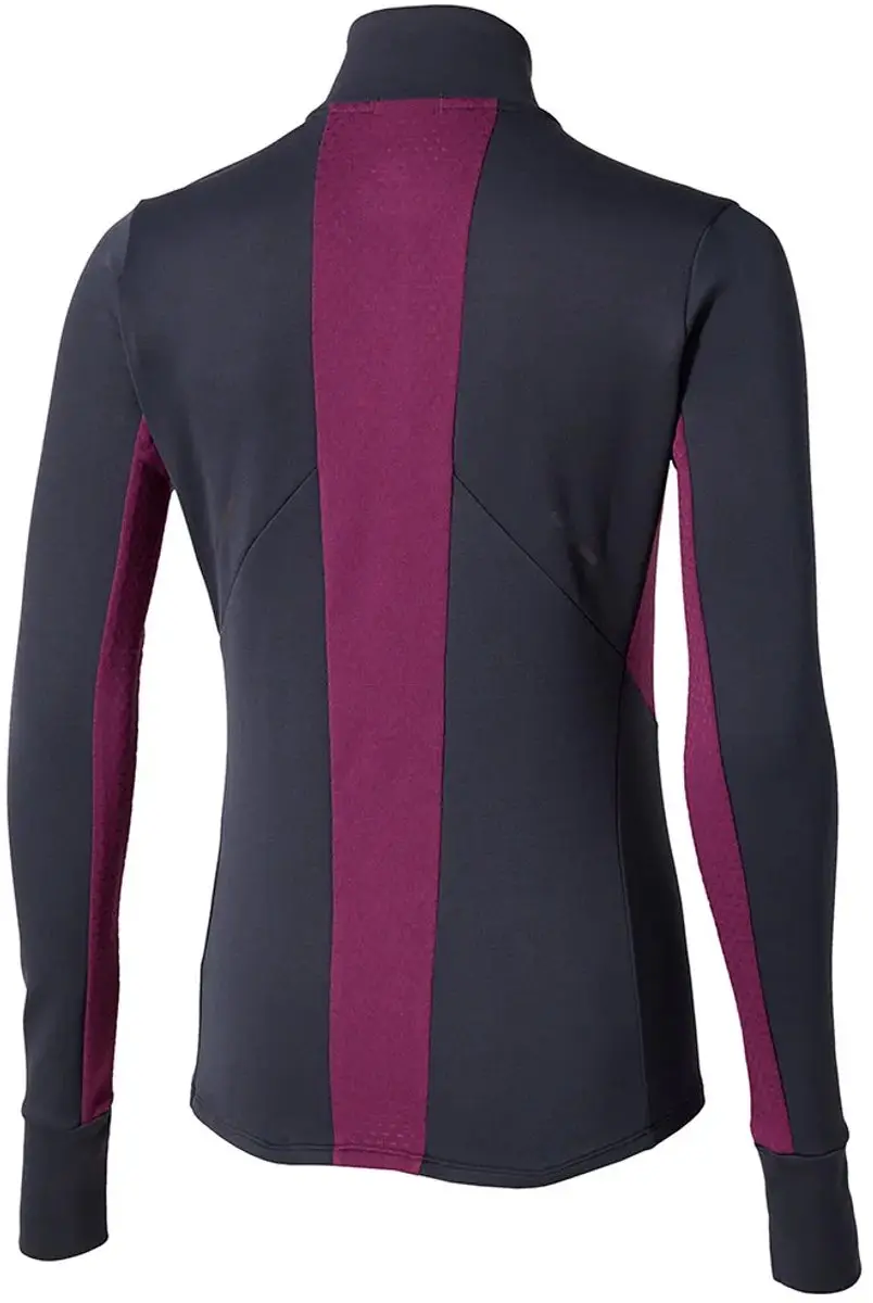 Mizuno Active Warmalite Dames Sweatshirt - Blauw M - afbeelding 4 van 4