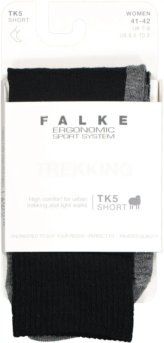 Falke TK5 Short Wandelsokken Dames - Zwart - afbeelding 4 van 6