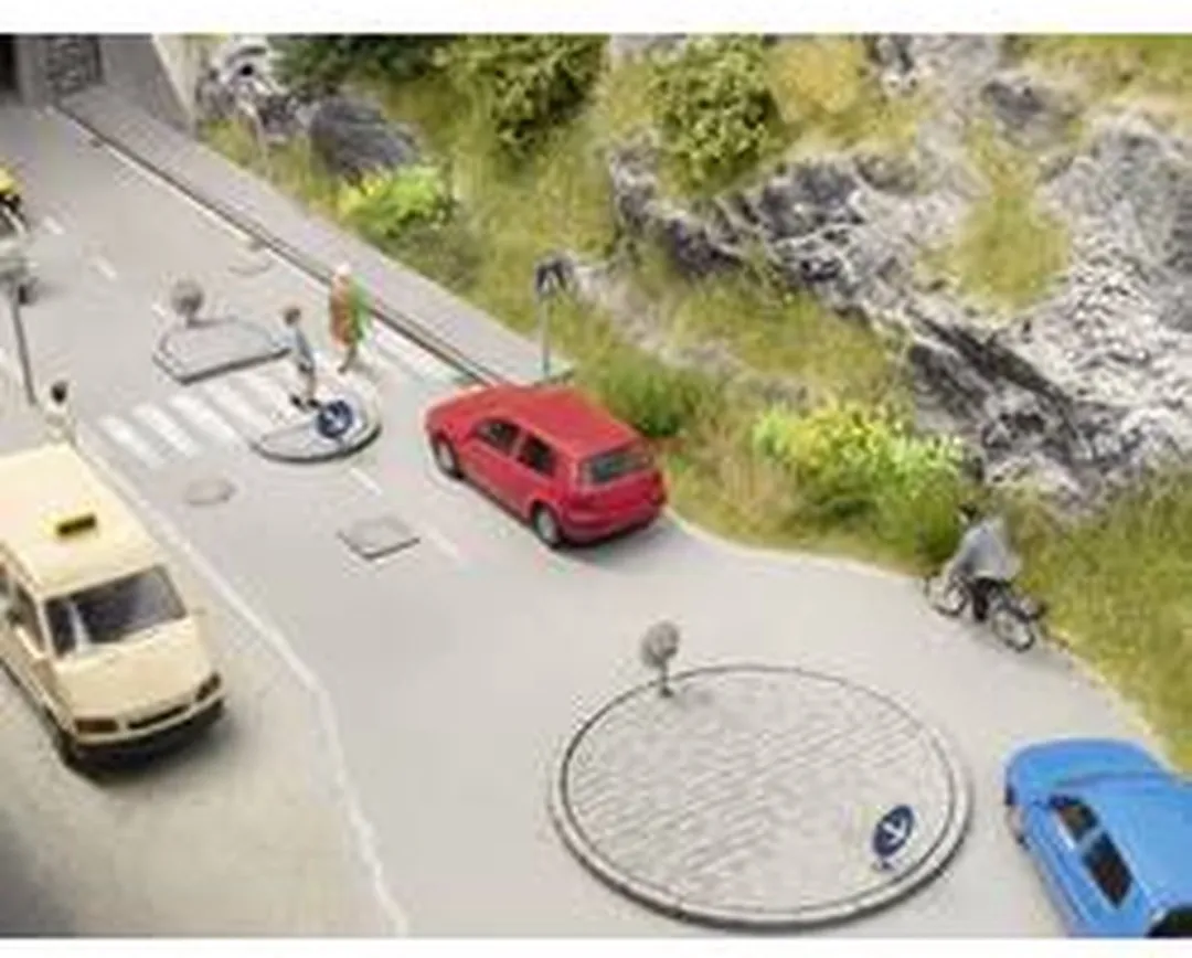 Noch 0014690 N Bouwpakket Verkeerseilanden - Meerkleurig