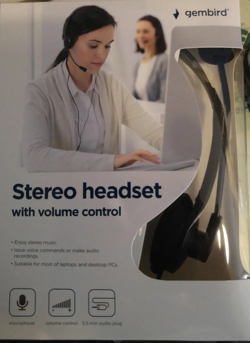 Gembird MHS-123 Stereo Headset - Zwart