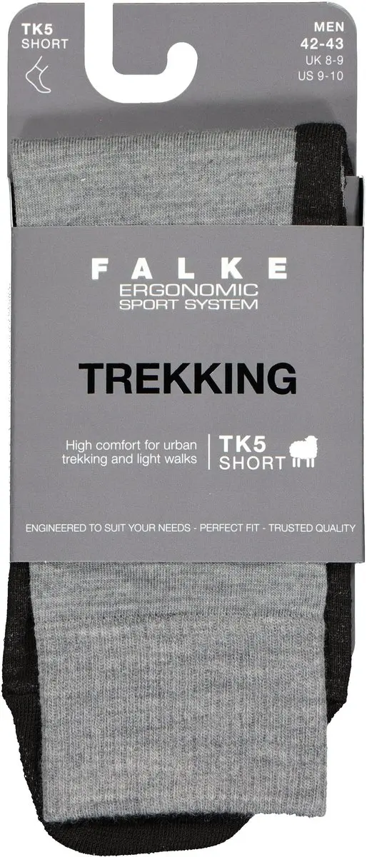 FALKE TK5 Short Wandelsokken Heren - Grijs - afbeelding 4 van 6