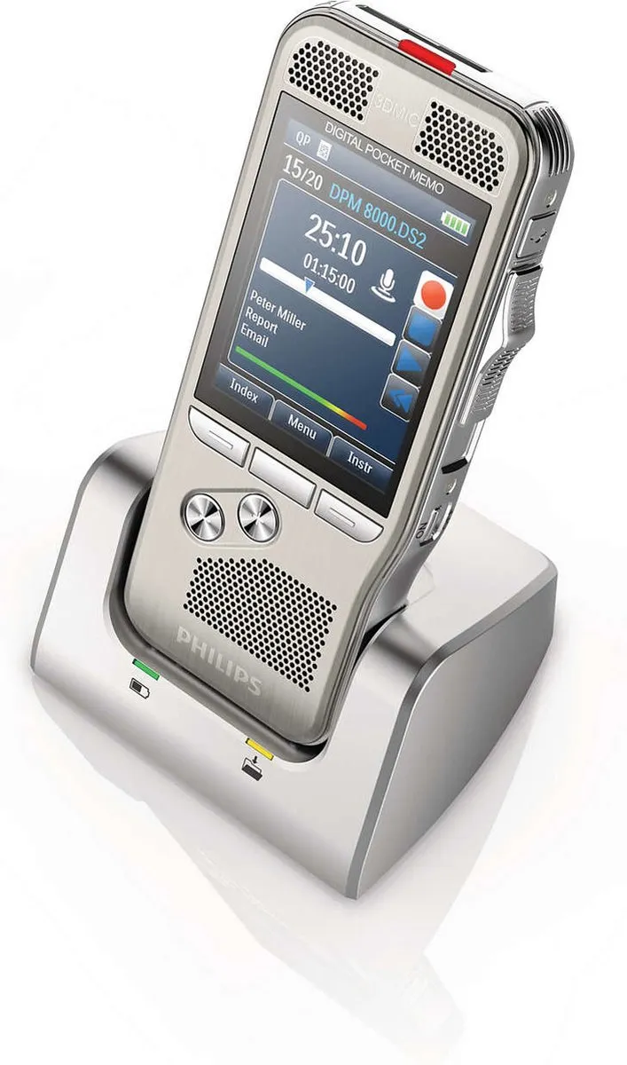 Philips PocketMemo DPM8300 Dicteerapparaat - Zilver