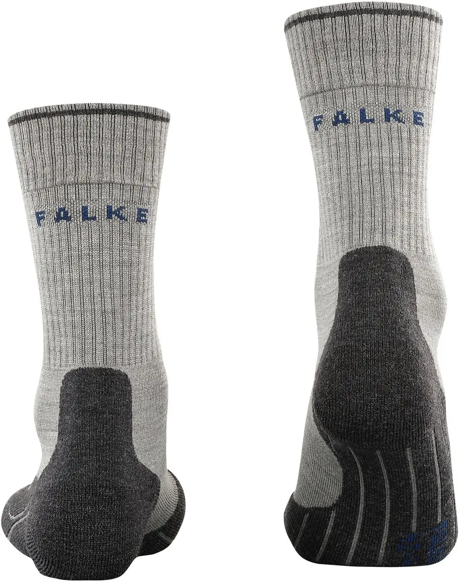 FALKE TK2 Wool Silk Damessokken - 37-38 - Grijs - afbeelding 4 van 6