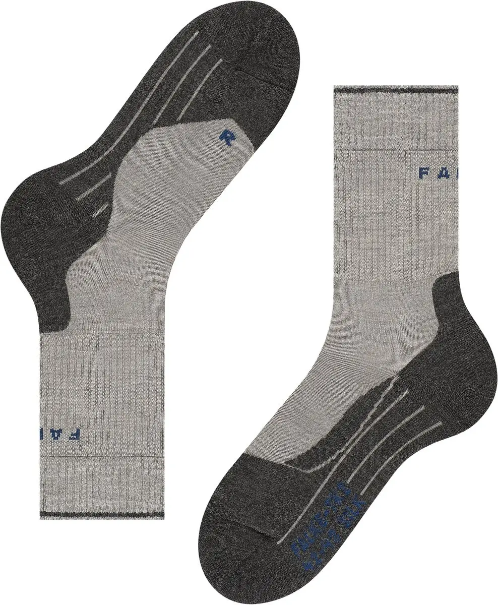 FALKE TK2 Wool Silk Damessokken - 37-38 - Grijs - afbeelding 6 van 6
